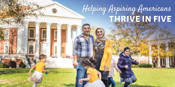 Helping Aspiring Americans Thrive in Five